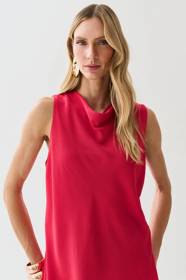 Regata Dupla Decote Drapeado