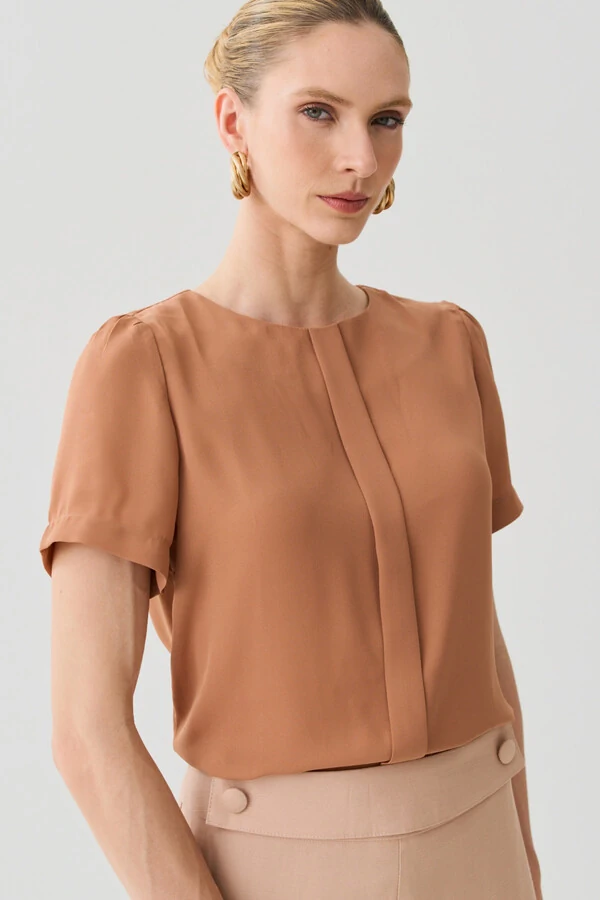 Blusa Prega Frontal
