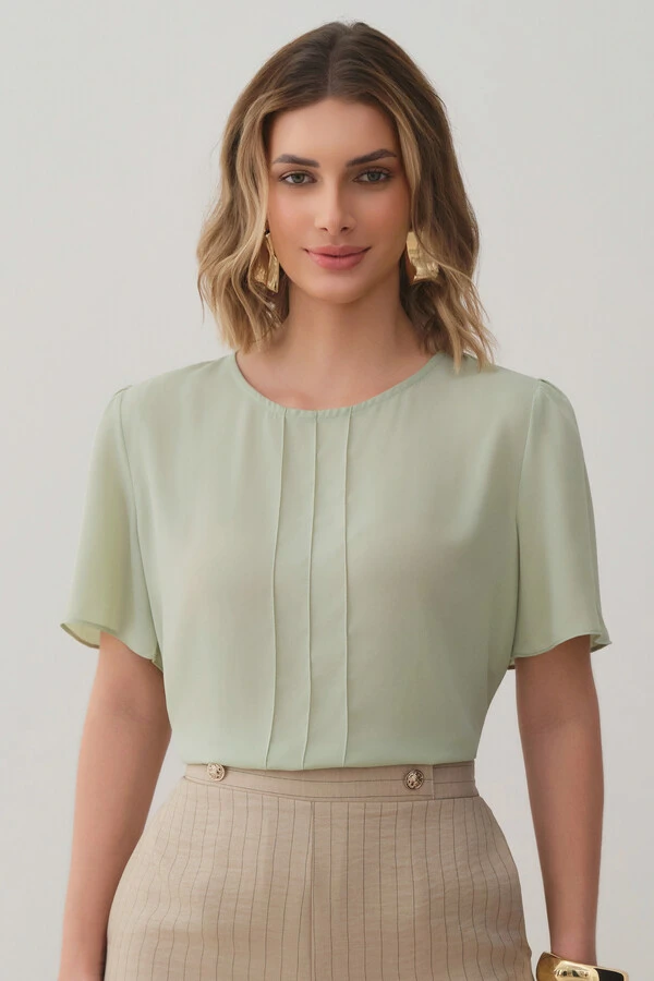 Blusa Nervuras Triple