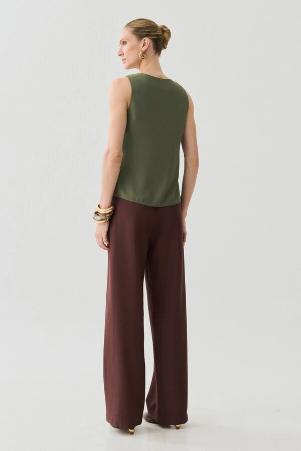 Calça Wide Leg Gold