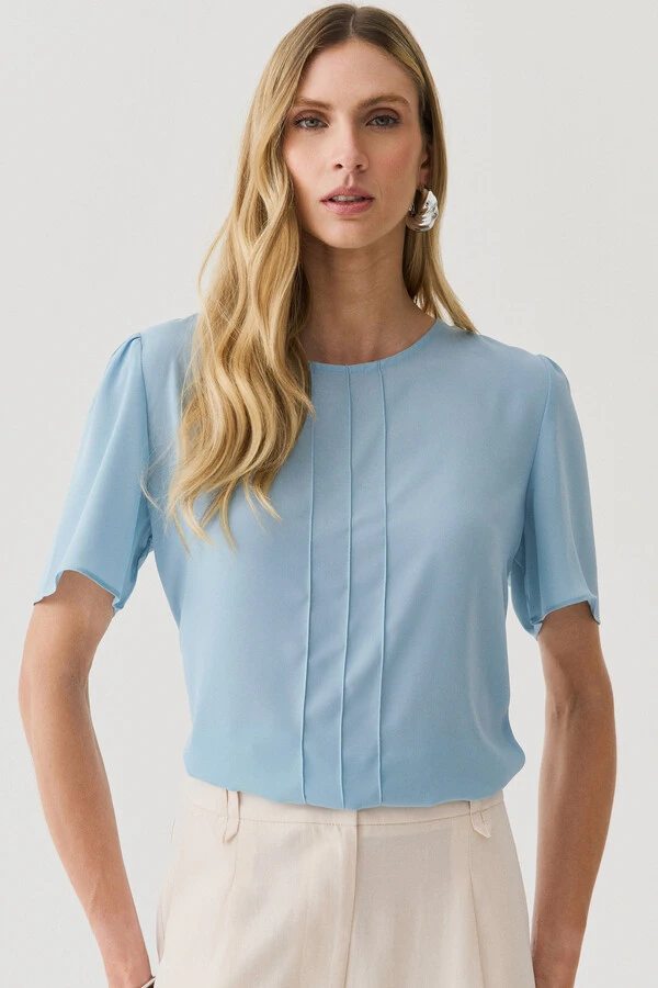 Blusa Nervuras Triple