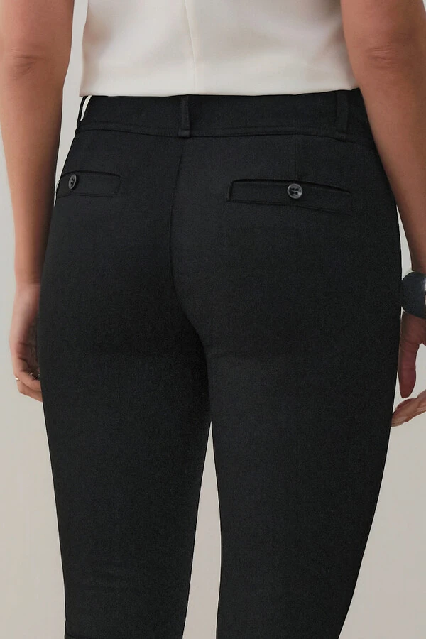 Calça Cigarrete de Alfaiataria Double Nervura