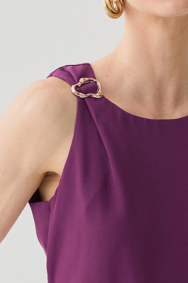 Regata Assimétrcia Ombro Gold