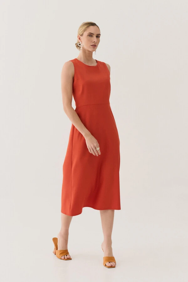 Vestido Midi Regata de Alfaiataria Pences Triple