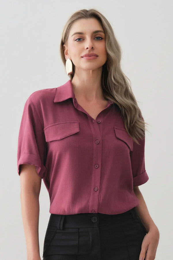 Camisa Manga Dobrada Abas