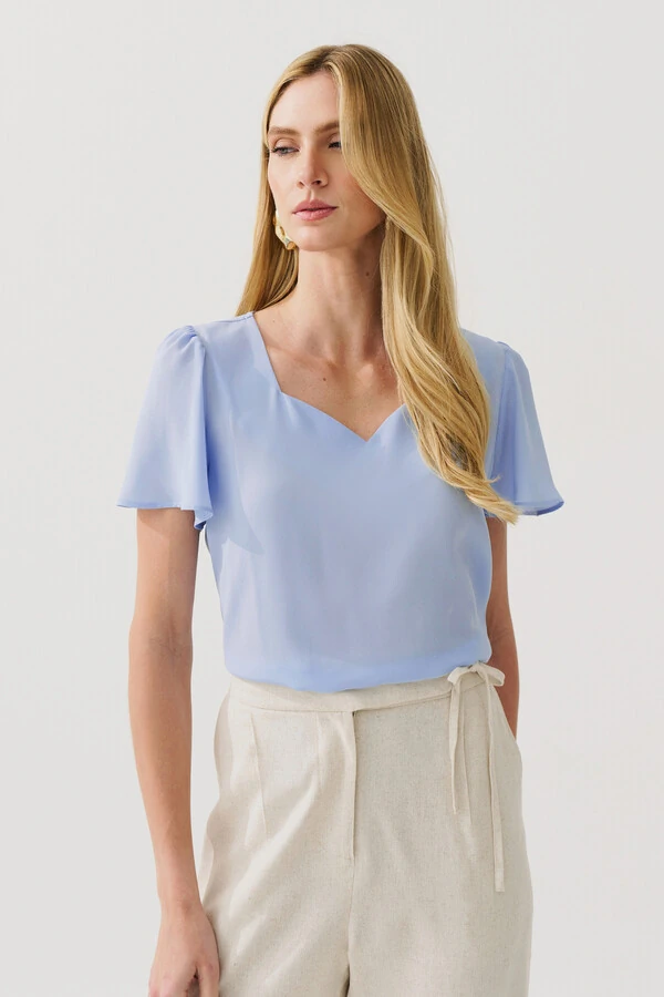Blusa Decote V