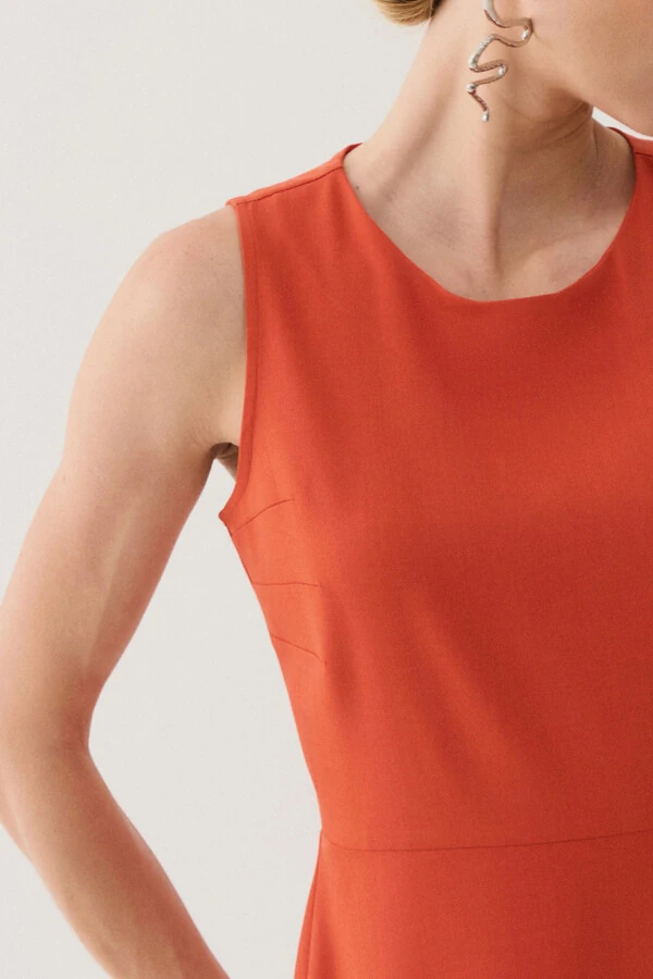 Vestido Midi Regata de Alfaiataria Pences Triple