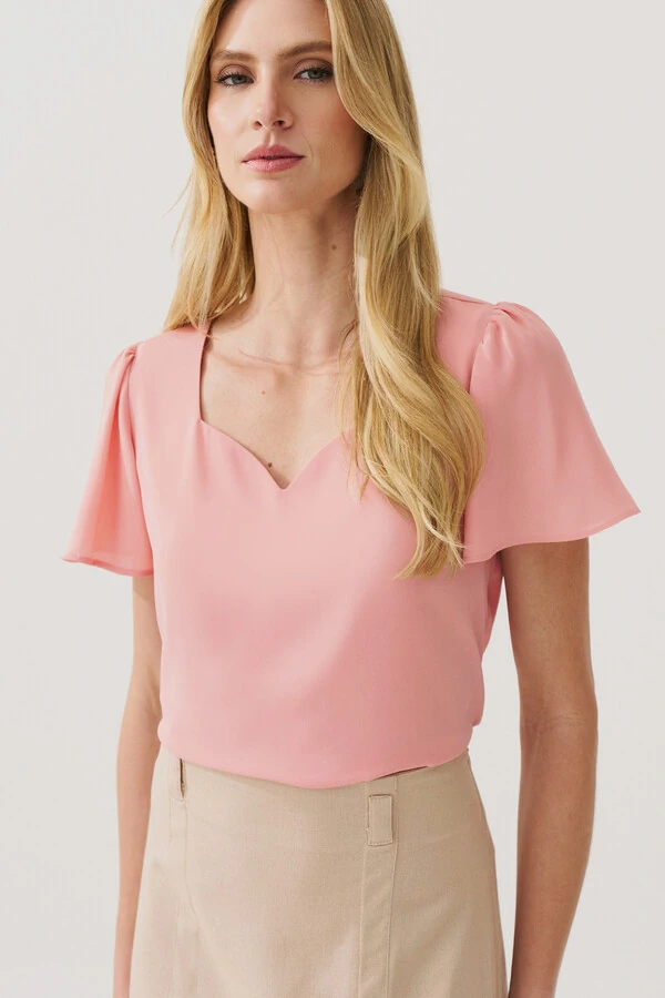 Blusa Decote V