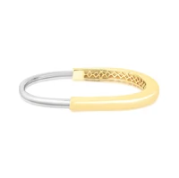 Pulseira bracelete mistura de banhos estilo cadeado