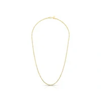 Colar dourado cordão baiano 2mm