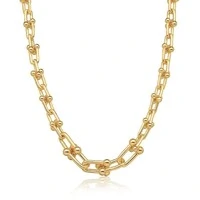 Colar dourado elos Inspired lisos T