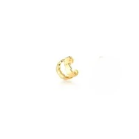 Piercing fake dourado duplo escamas lisas