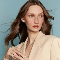 Brinco ear cuff prata 925 cristais em formato redondo, gota e oval