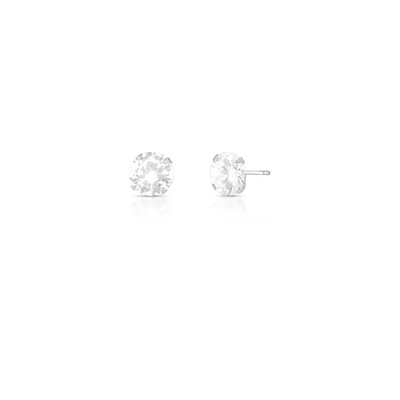 Foto Brinco prata 925 ponto de luz GG 1cm