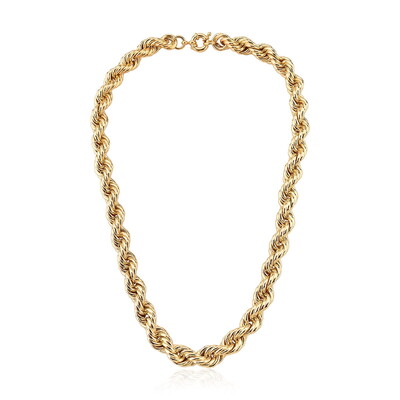 Foto Colar dourado cordão baiano 9mm fecho boia 45cm