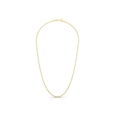 Foto Colar dourado cordão baiano 2mm