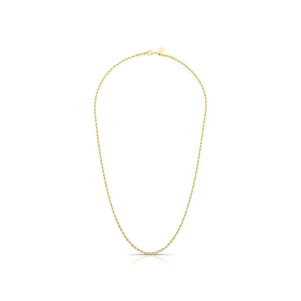 Colar dourado cordão baiano 2mm