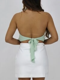 Regata Cropped Frente Única