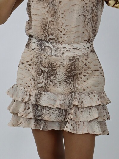 Foto Shorts Saia Estampado