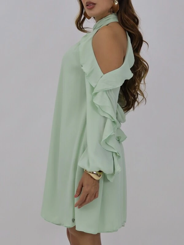 Vestido Fluid Babados