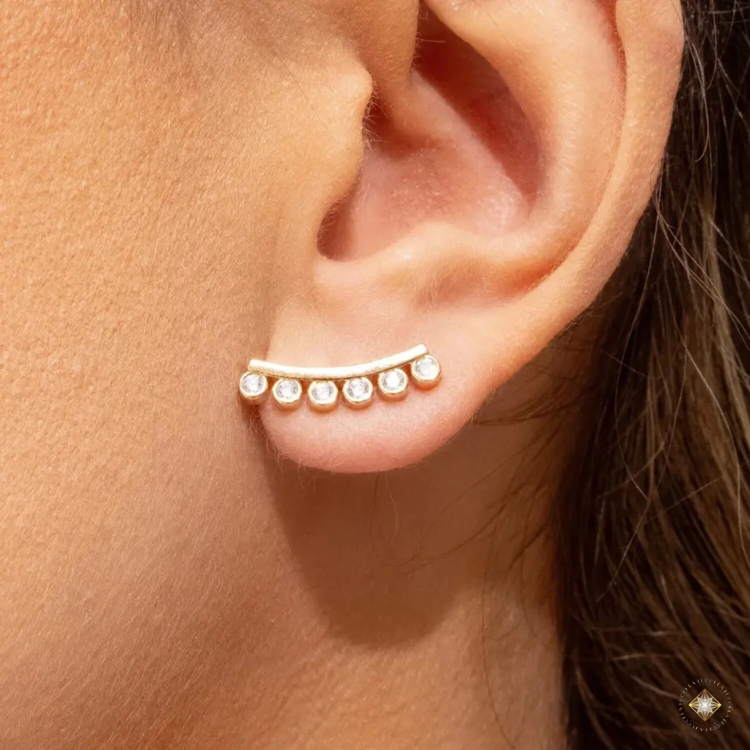 FotoBrinco Earcuff Seis Pontos de Luz