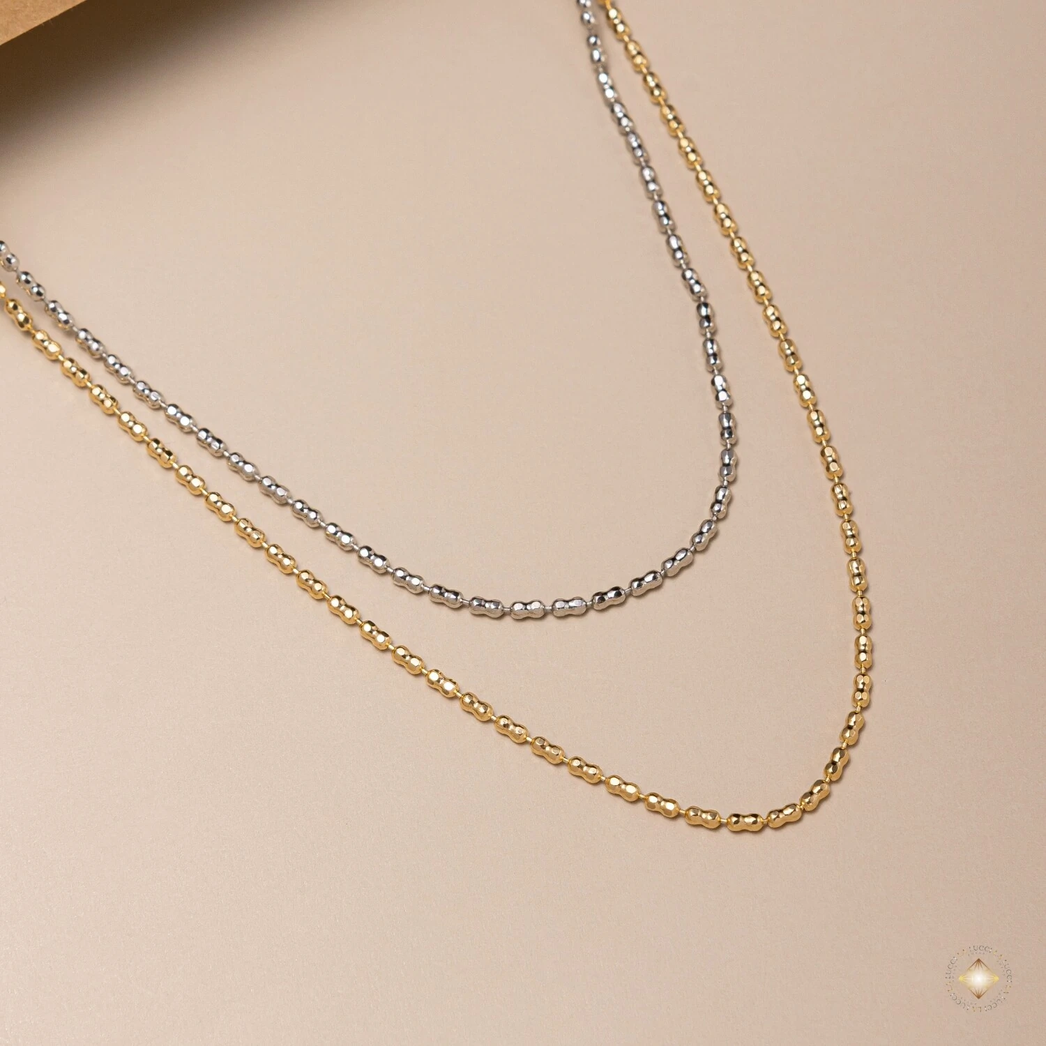 FotoChoker Elos Duas Bolinhas Lisas