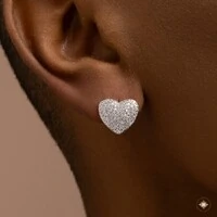 Conjunto Coração Cravejado