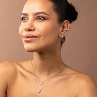 Colar Ponto de Luz Redondo com Zircônia
