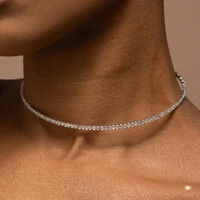 Choker Aro Rígido de Zircônias
