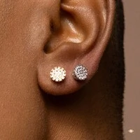 Brinco Chuveirinho Cravejado