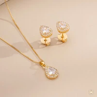 Conjunto Gota Cravejado