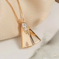 Gargantilha Nossa Senhora Aparecida Lisa com Zircônias