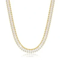 Choker Riviera Baguete