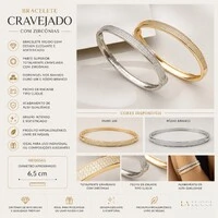 Bracelete Cravejado com Zircônias