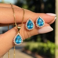 Conjunto Gota de Zircônia Colorida