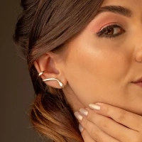 Brinco Earcuff Serpente
