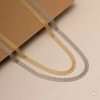 Choker Malha Entrelaçada