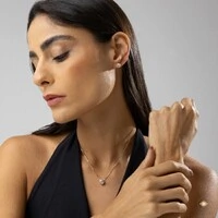 Colar Redondo com Zircônia
