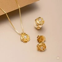 Conjunto Flor com Ponto de Luz