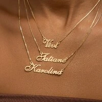 Colar com Nome Personalizado - Sob Encomenda