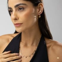 Conjunto Medalhinhas Ovais