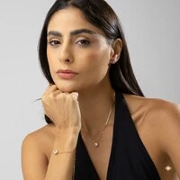 Colar Redondo com Zircônia