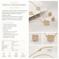 Conjunto Trevo Cravejado