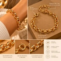 Pulseira de Elo Português