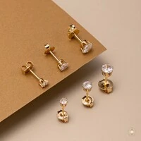 Trio de Pontinhos de Luz com Zircônias