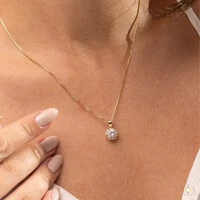 Conjunto Flor de Zircônia