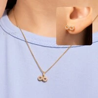 Conjunto Infantil Infinito Cravejado com Zircônias