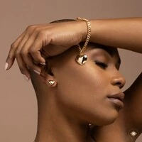 Pulseira Corrente com Coração Liso