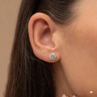 Conjunto Flor de Zircônia