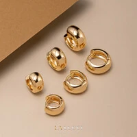 Trio de Argolas Lisas Abauladas